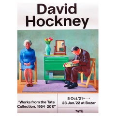 2021 David Hockney - Werke aus der Sammlung Tate Original Poster