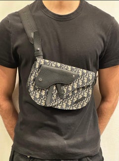 2021 Dior saddle messenger pouch in oblique jacquard