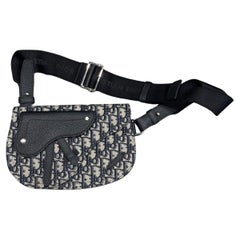 2021 Dior saddle messenger pouch in oblique jacquard