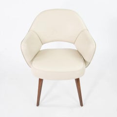 2021 Eero Saarinen for Knoll Executive Arm Chair Leather w/ Wood Legs