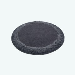 2021 Ellinor Eliasson für Kasthall #46, Raven-Teppich mit runden Federn, 502, 8 Fuß Durchmesser