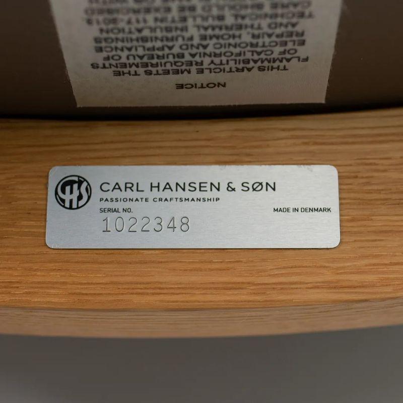 Foam 2021 FH429 Signature Lounge Chair by Frits Henningsen for Carl Hansen in Oak For Sale