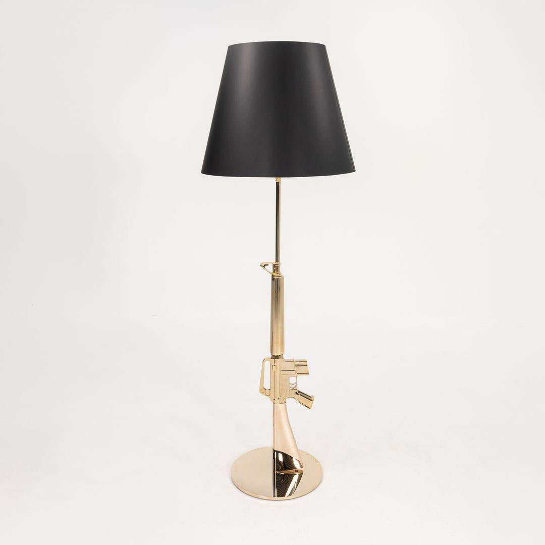 Modern 2021 Flos Gun Lounge Dimmable Floor Lamp in 18k Gold by Philippe Starck