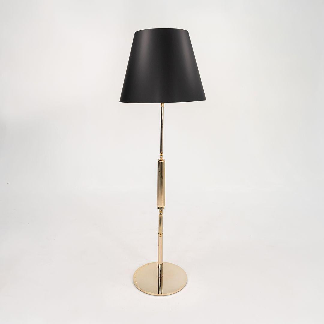 Aluminum 2021 Flos Gun Lounge Dimmable Floor Lamp in 18k Gold by Philippe Starck