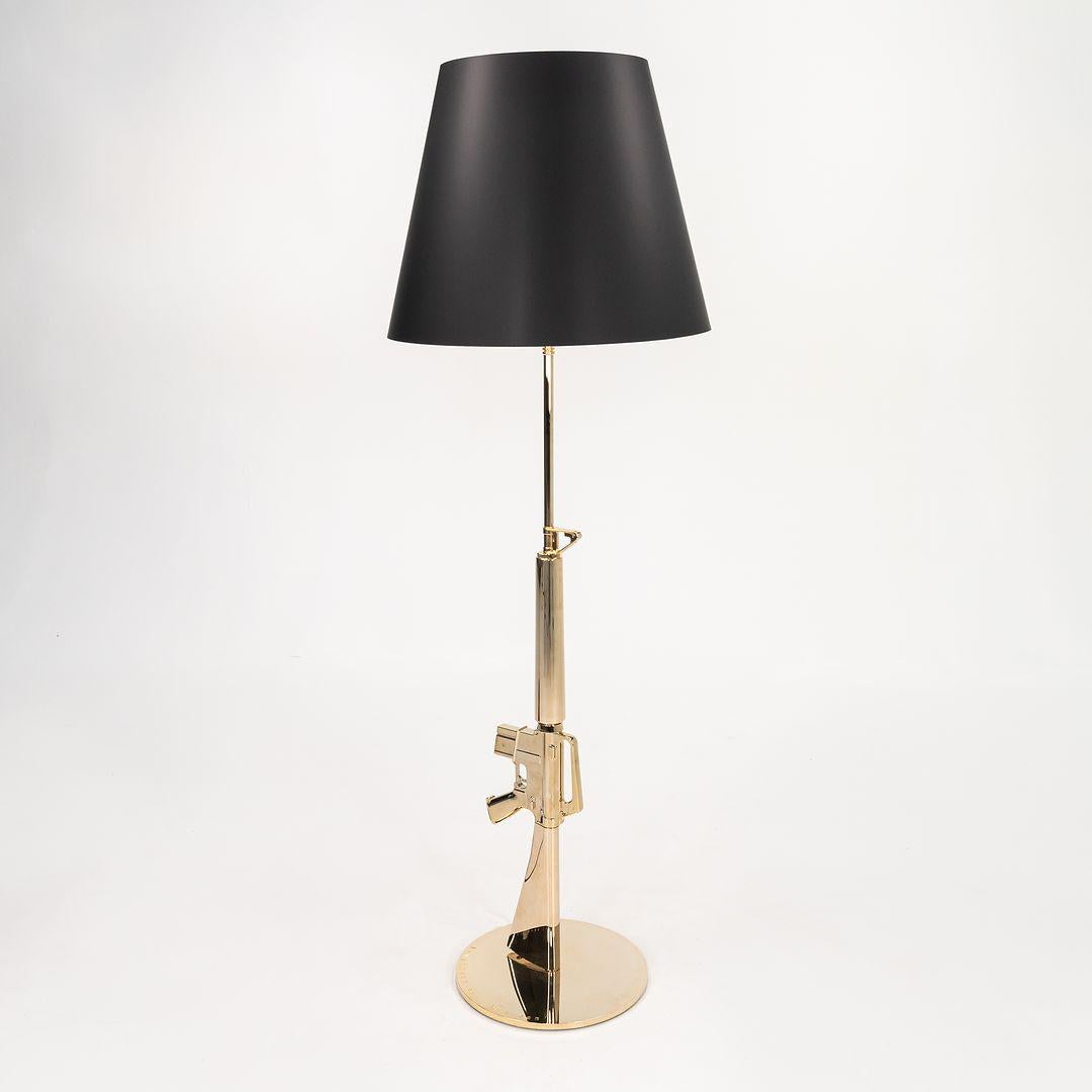 2021 Flos Gun Lounge Dimmable Floor Lamp in 18k Gold by Philippe Starck 1