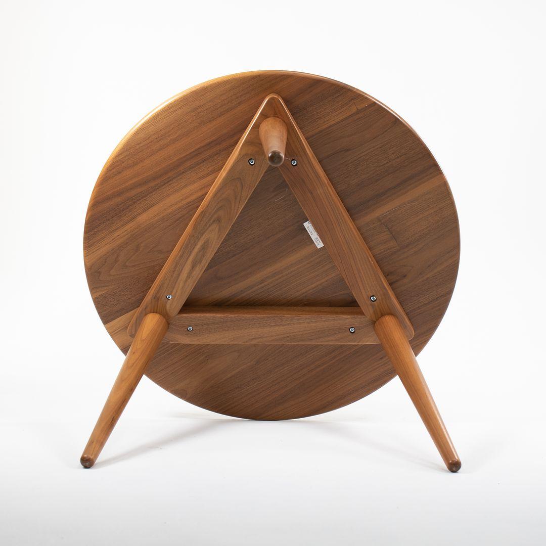 2021 Hans Wegner for Carl Hansen CH008 Lacquered Walnut 31 x 31 x 21 In Excellent Condition For Sale In Philadelphia, PA
