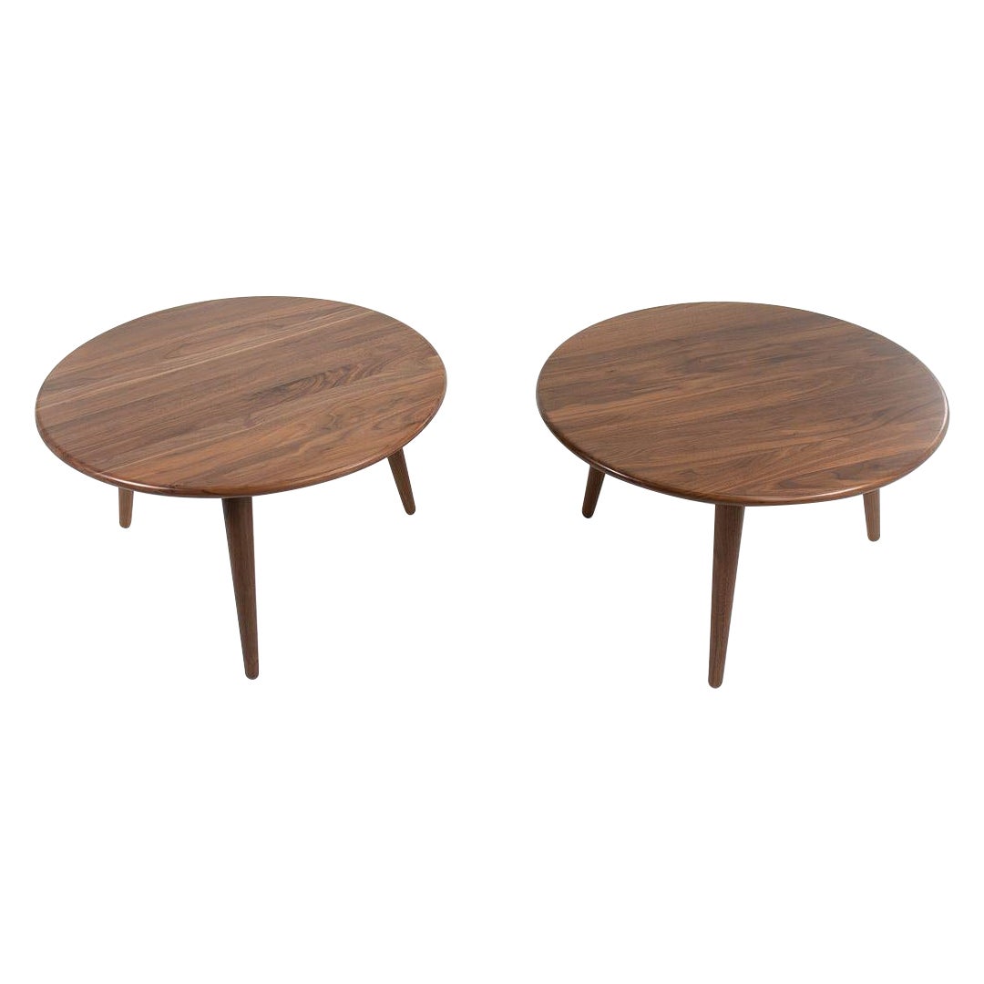 2021 Hans Wegner pour Carl Hansen CH008 Table basse en noyer 80cm en vente