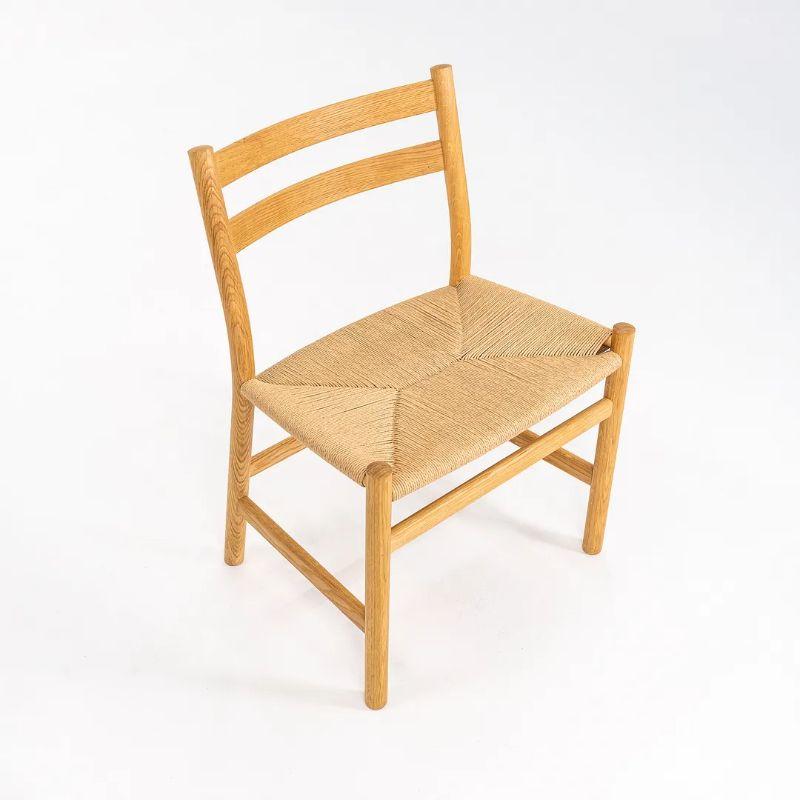 2021 Hans Wegner for Carl Hansen CH47 Dining Chair in Oak w/ Natural Papercord For Sale 1