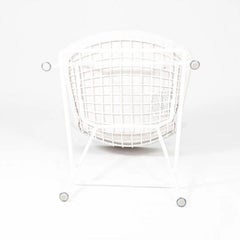 2021 Harry Bertoia for Knoll Counter Stool in White with Full Cover
