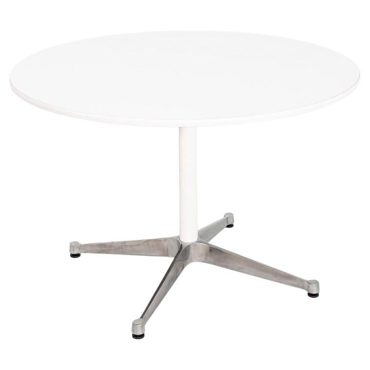 2021 Herman Miller Eames Aluminum Group Contract Base Café, Dining Table For Sale