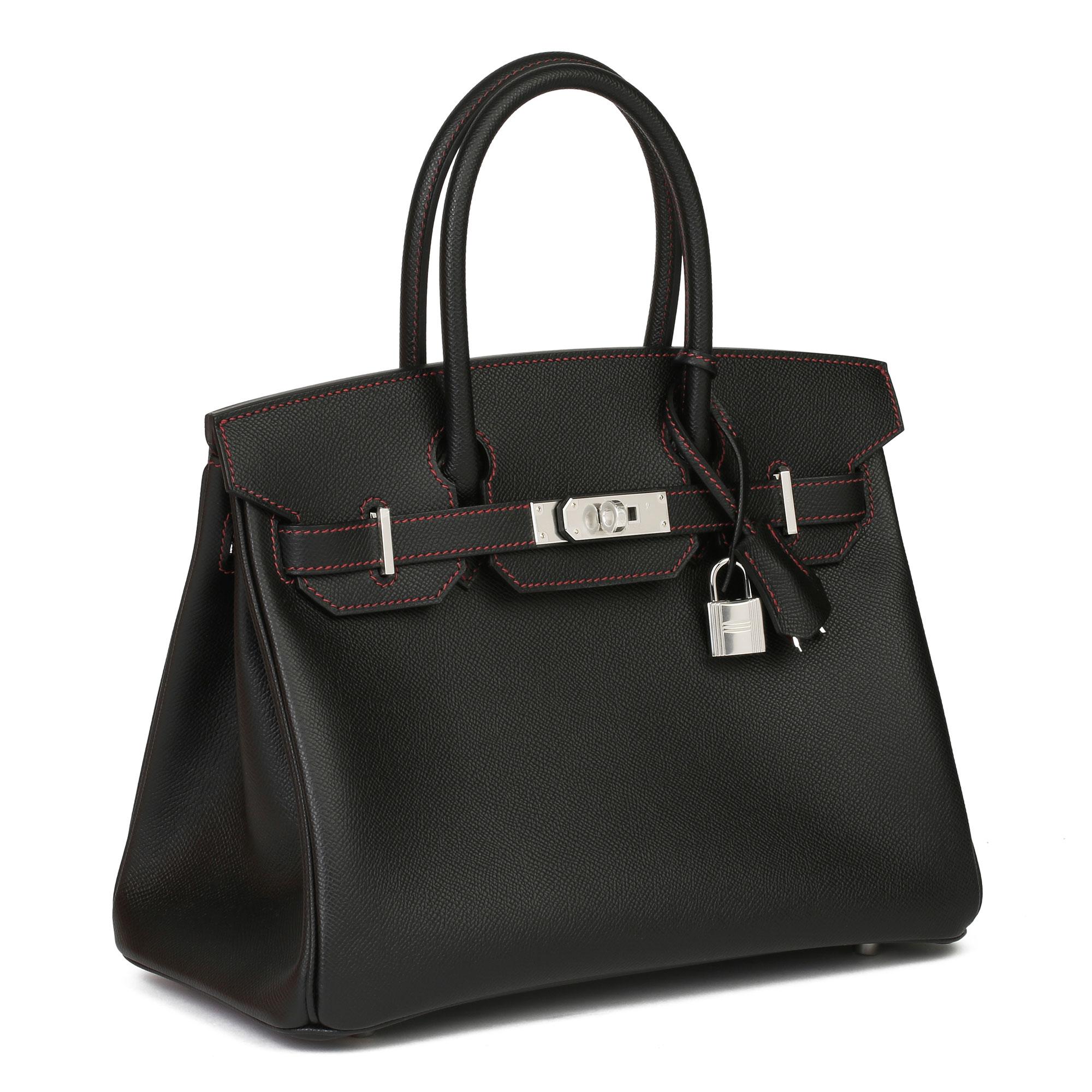 HERMÈS
Black Epsom Leather & Rouge H Contrast Stitch Special Order HSS Birkin

Xupes Reference: JJLG049
Serial Number: Z
Age (Circa): 2021
Accompanied By: Hermès Dust Bag, Box, Padlock, Keys, Clochette, Care Booklet, Protective Felt, Rain Cover,