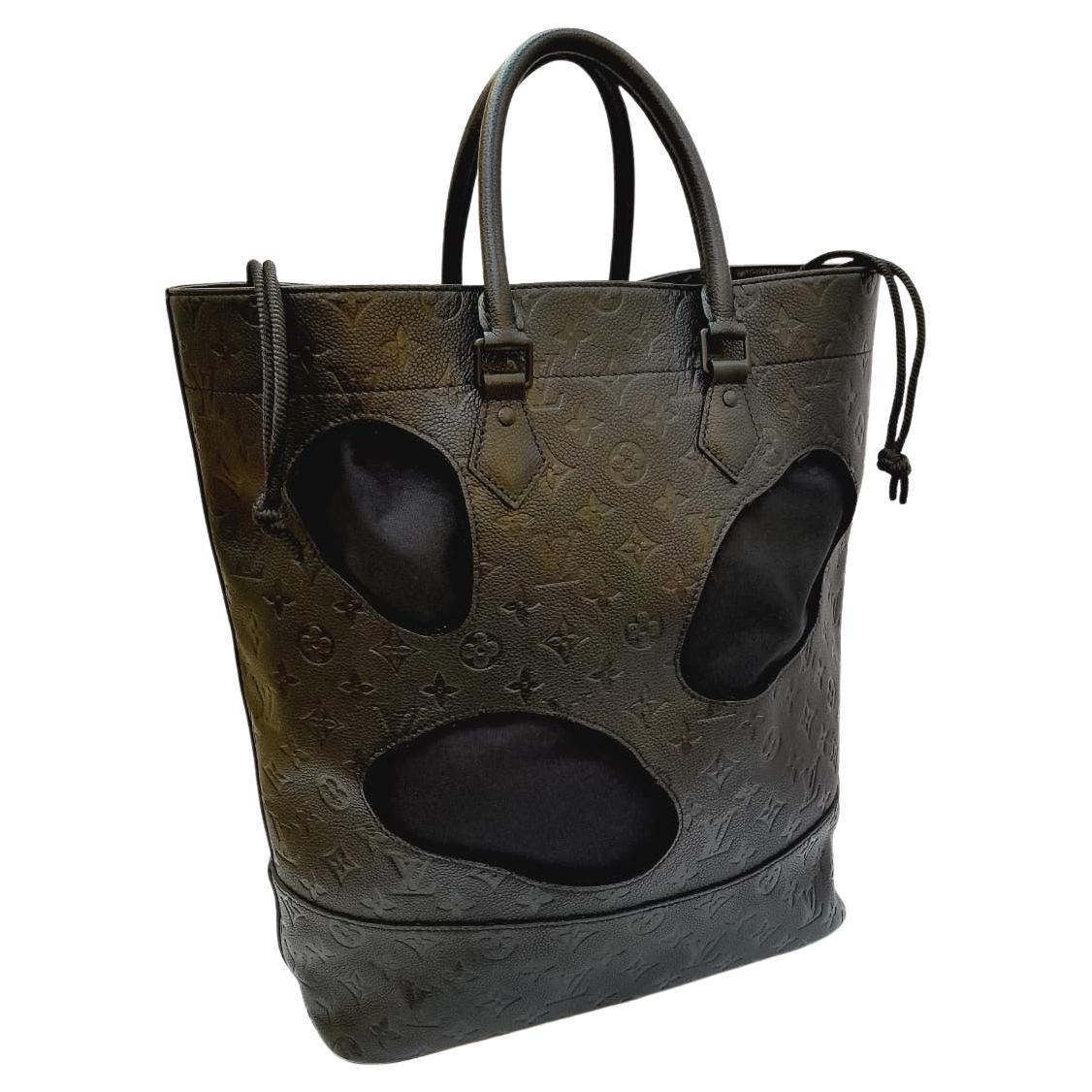 2021 Japan Exclusive Louis Vuitton x Rei Kawakubo Monogram Empreinte Hole Tote