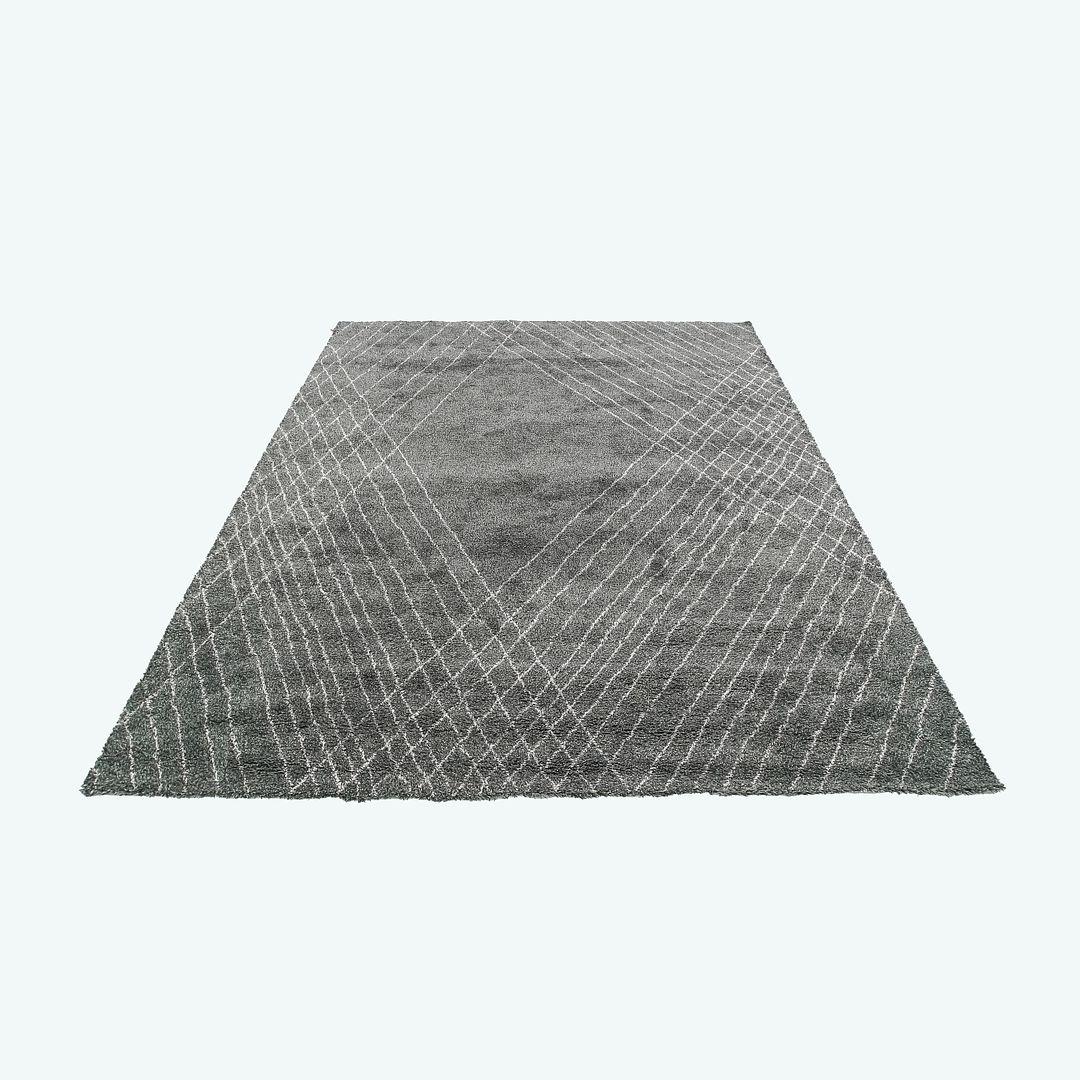 Si tratta di un tappeto Stubb Kate tessuto in pura lana e lino dal design verde/grigio. Il tappeto è stato progettato da Studio Design/One e prodotto da Kasthall in Svezia. Risale al 2021 circa ed è garantito come autentico. Le condizioni sono da