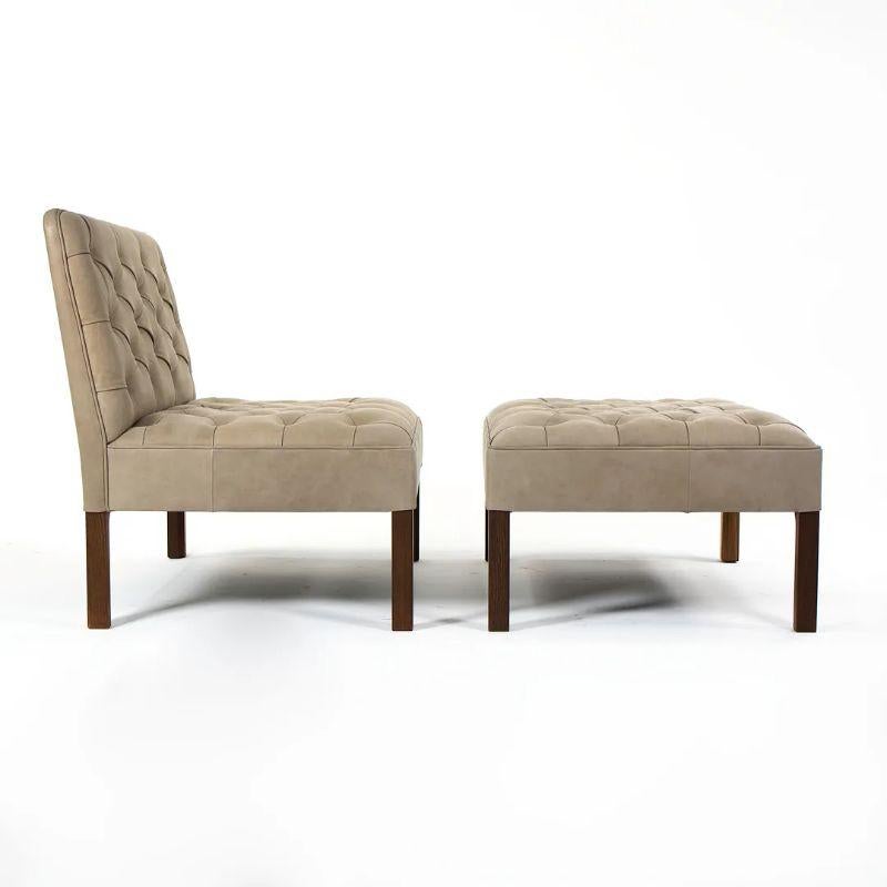 2021 KK48650 Addition Sofa by Kaare Klint for Carl Hansen in Walnut w/ Leather For Sale 5