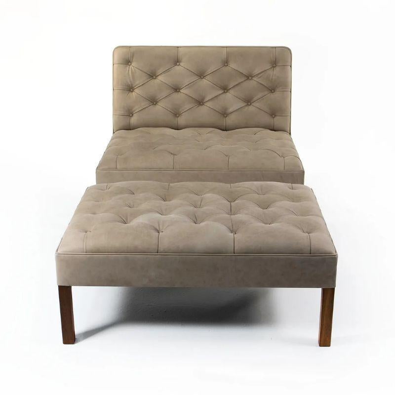 2021 KK48650 Addition Sofa by Kaare Klint for Carl Hansen in Walnut w/ Leather For Sale 6