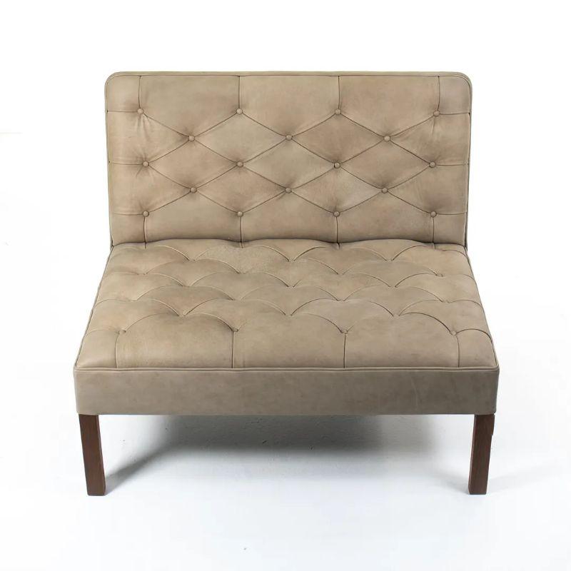 2021 KK48650 Addition Sofa by Kaare Klint for Carl Hansen in Walnut w/ Leather For Sale 3