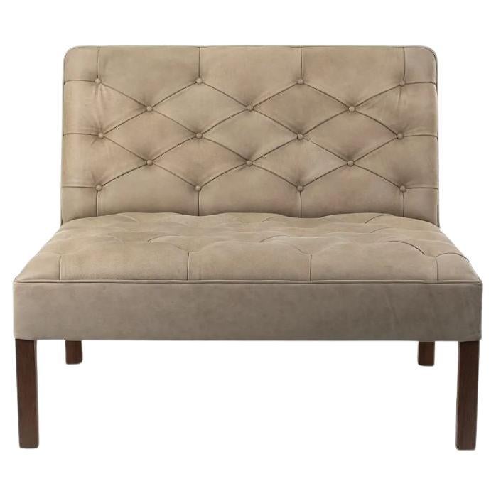 2021 KK48650 Addition Sofa by Kaare Klint for Carl Hansen in Walnut w/ Leather For Sale