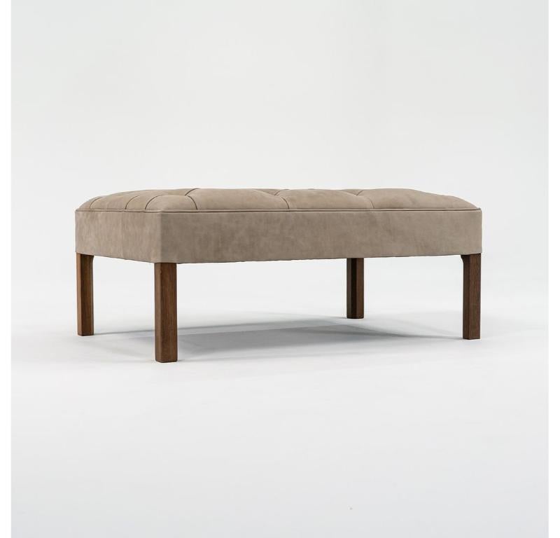 2021 KK48651 Addition Canapé / banquette en cuir avec pieds en bois foncé par Kaare Klint en vente 5