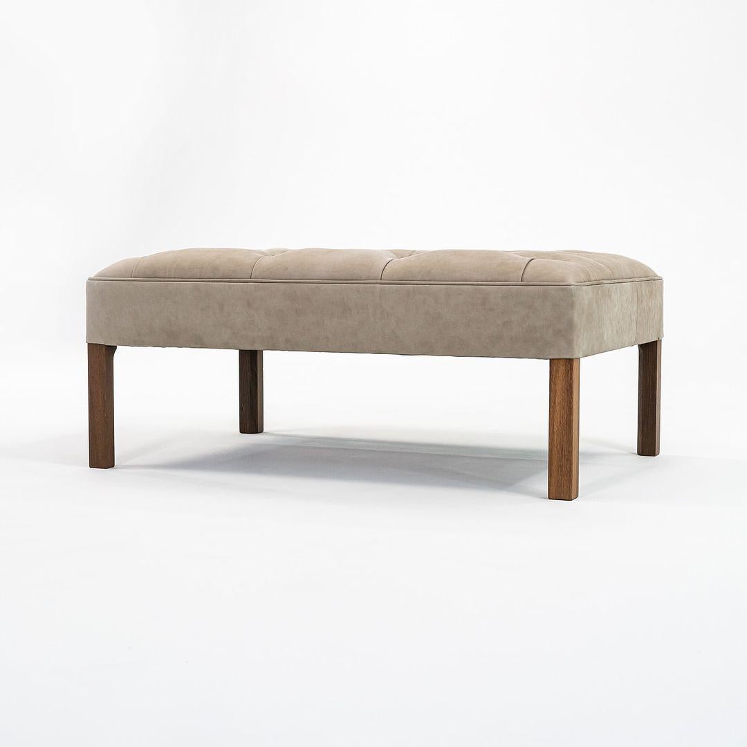 Danois 2021 KK48651 Addition Canapé / banquette en cuir avec pieds en bois foncé par Kaare Klint en vente