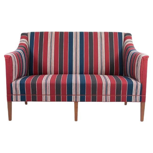 2021 KK6092 2 Seat Sofa/Loveseat by Kaare Klint for Carl Hansen in Fabric For Sale