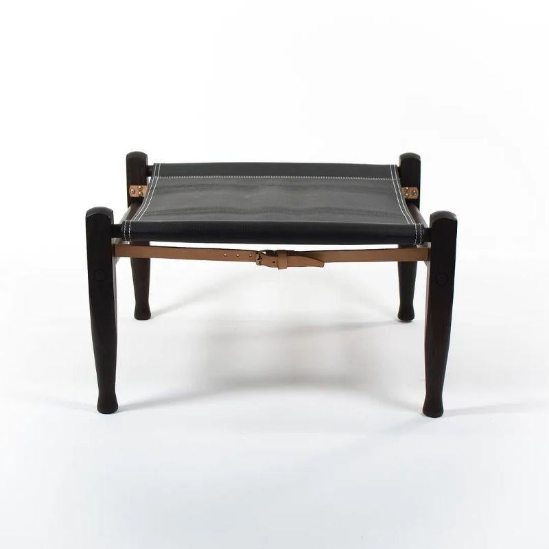Scandinavian Modern 2021 KK97170 Safari Footstool by Kaare / Esben Klint for Carl Hansen in Leather For Sale
