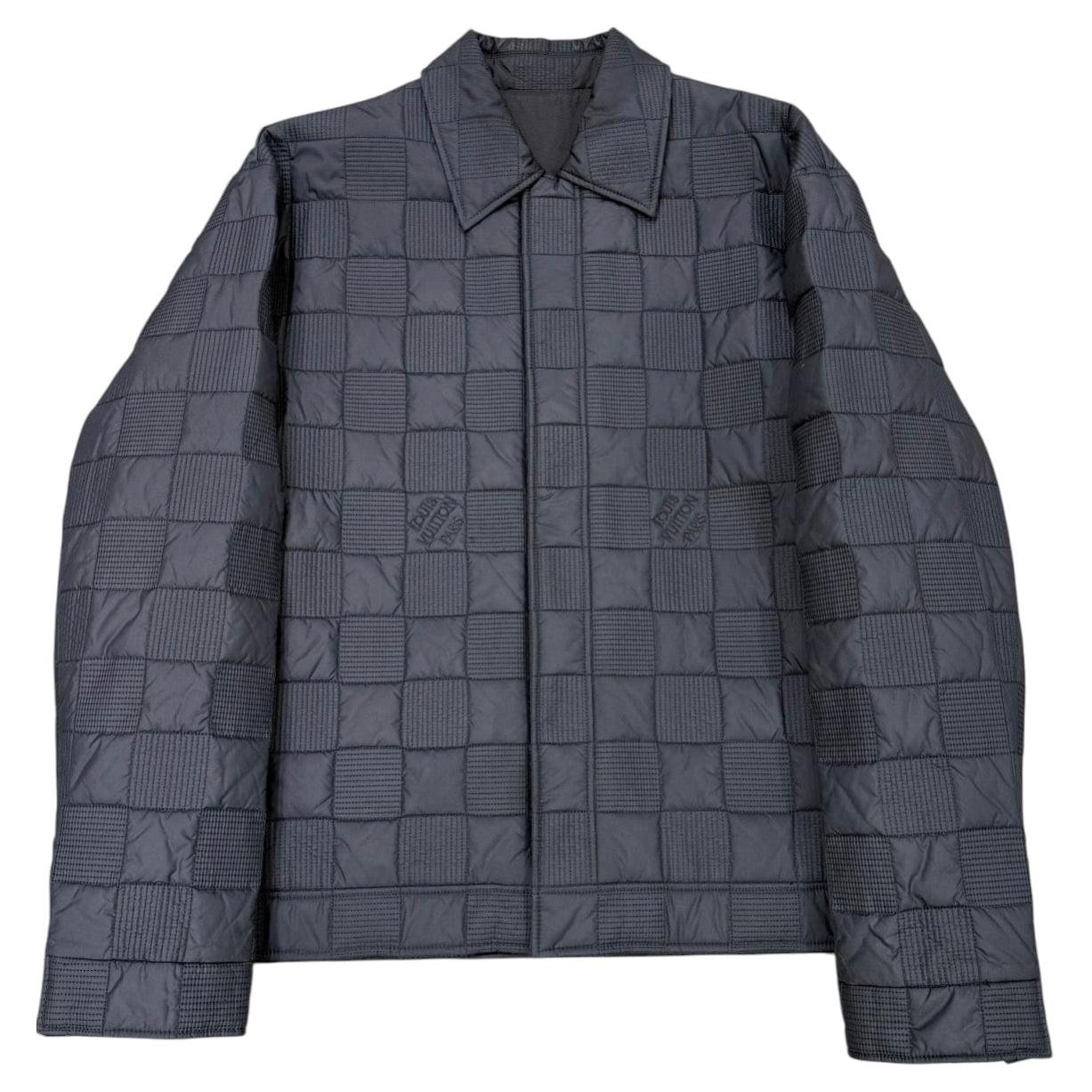 2021 Louis Vuitton quilted damier padded jacket