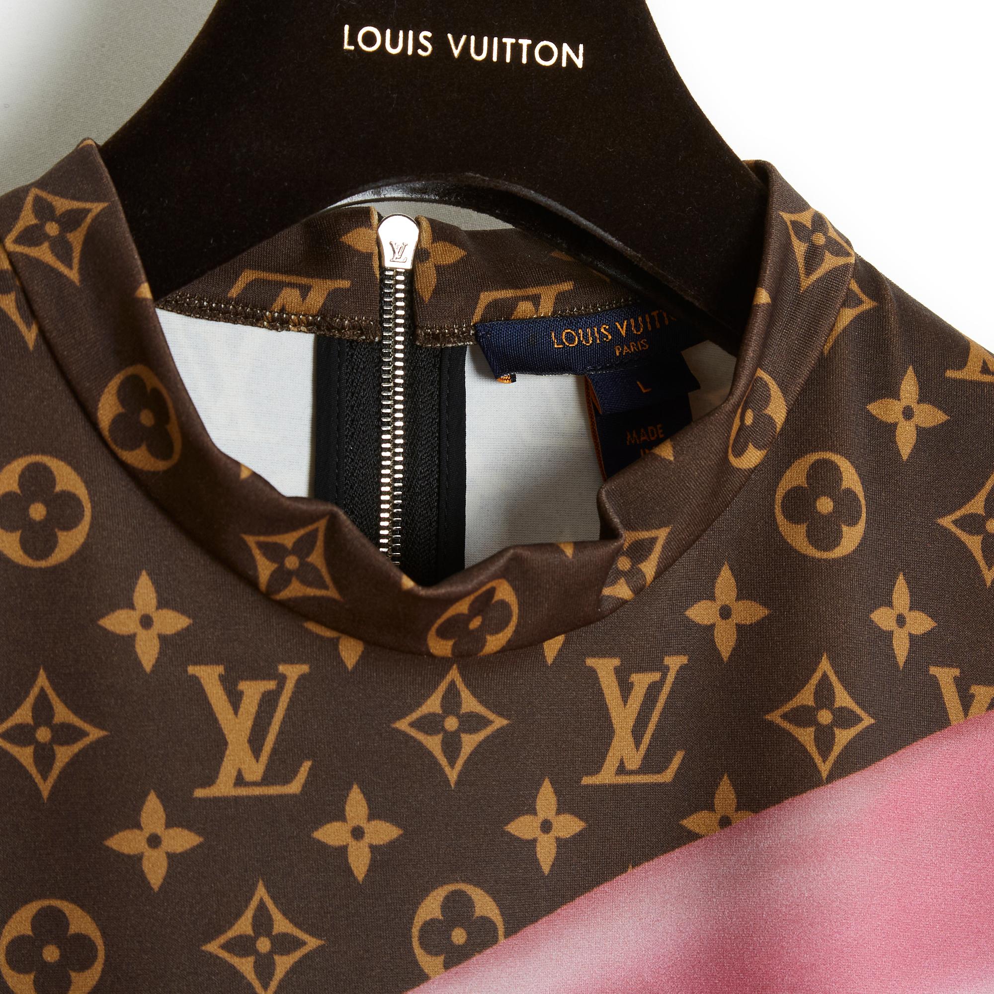Black 2021 Louis Vuitton Top t shirt Monogram L New with tags 