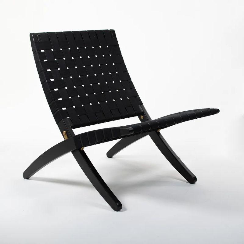 2021 MG501 Cuba Lounge Chair by Morten Gottler for Carl Hansen in Oak & Cotton For Sale 4