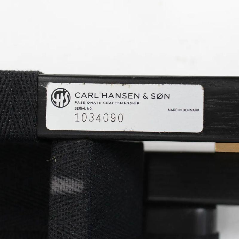 Scandinave moderne Chaise longue Cuba de Morten Gottler pour Carl Hansen en chêne et coton 2021 MG501 en vente