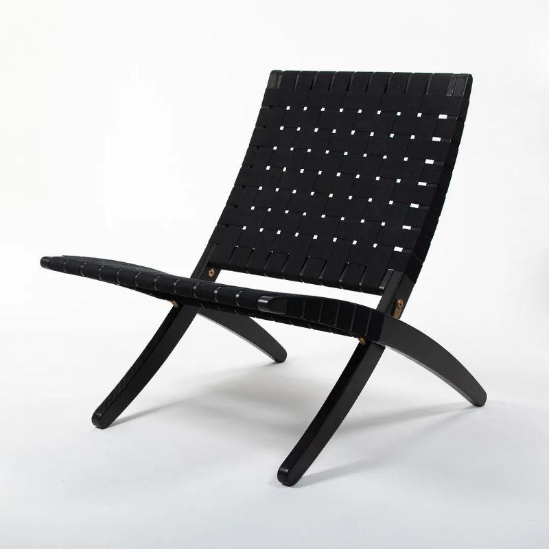 Contemporary 2021 MG501 Cuba Lounge Chair by Morten Gottler for Carl Hansen in Oak & Cotton For Sale