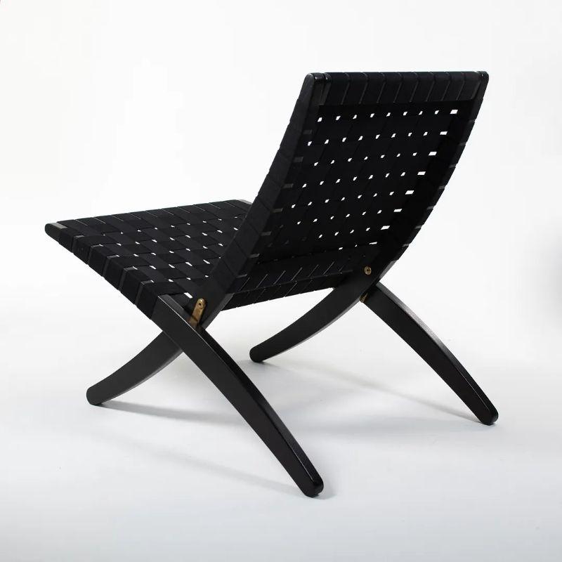 2021 MG501 Cuba Lounge Chair by Morten Gottler for Carl Hansen in Oak & Cotton For Sale 2