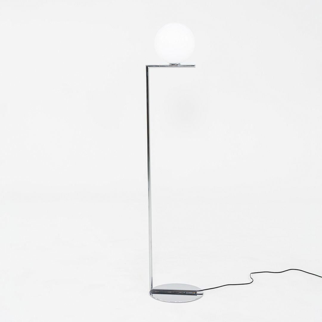 Steel 2021 Michael Anastassiades for Flos IC Floor Lamp in Chrome and Glass For Sale