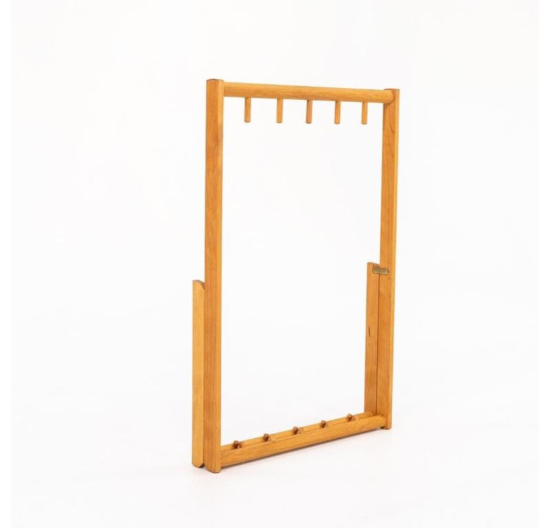 2021 Mogens Koch & Carl Hansen MK99201 Beech Oil Stand For Folding Chairs For Sale 5