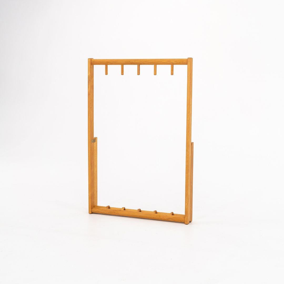 2021 Mogens Koch & Carl Hansen MK99201 Beech Oil Stand For Folding Chairs For Sale 1