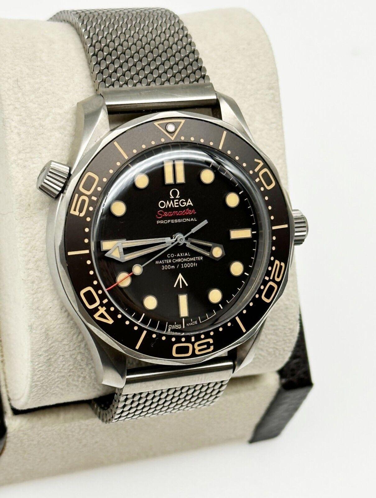 2021 Omega 210.90.42.20.01.001 Seamaster 007 Edition No Time To Die Titanium In Excellent Condition In San Diego, CA