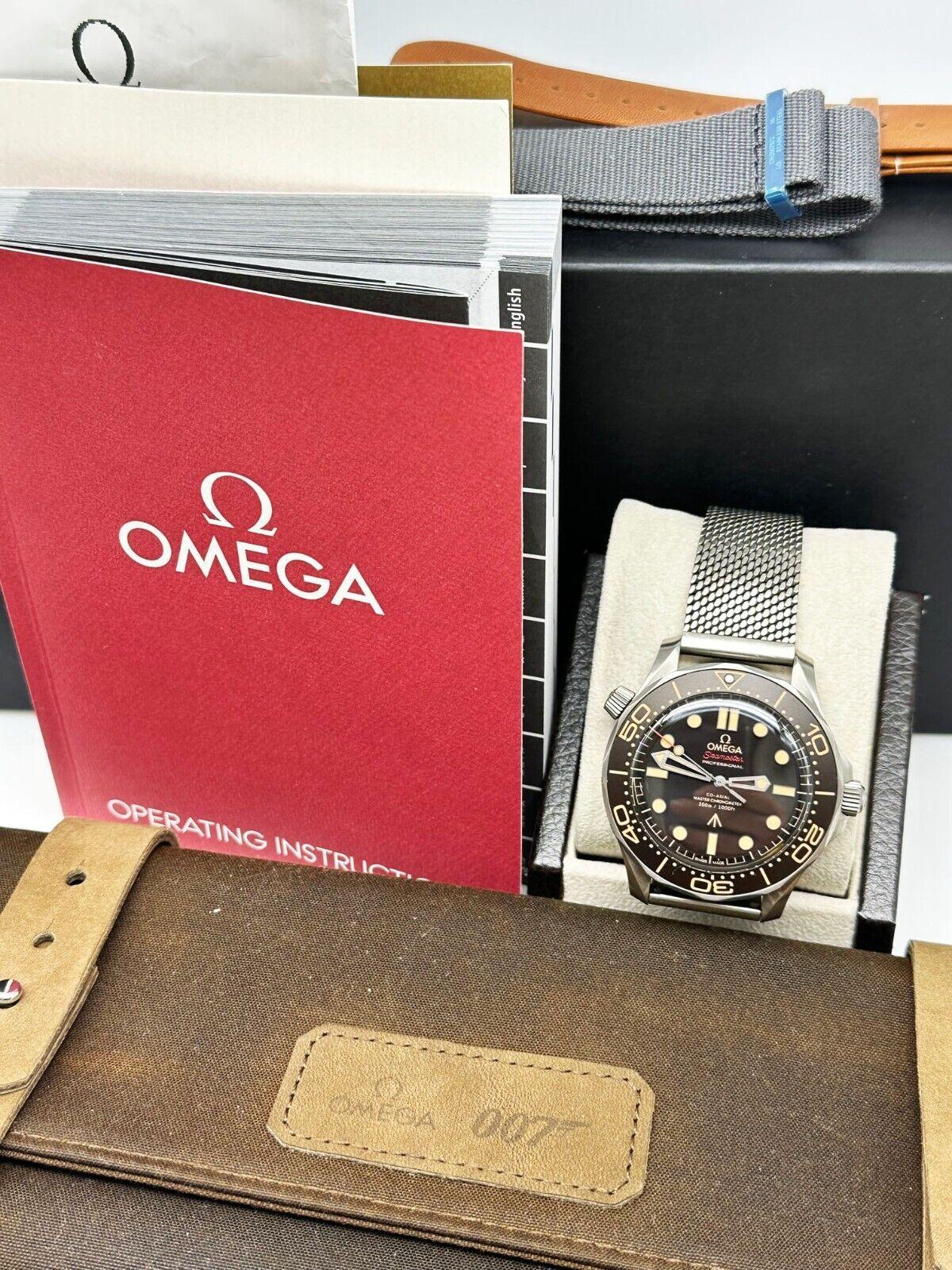 2021 Omega 210.90.42.20.01.001 Seamaster 007 Edition No Time To Die Titanium 1