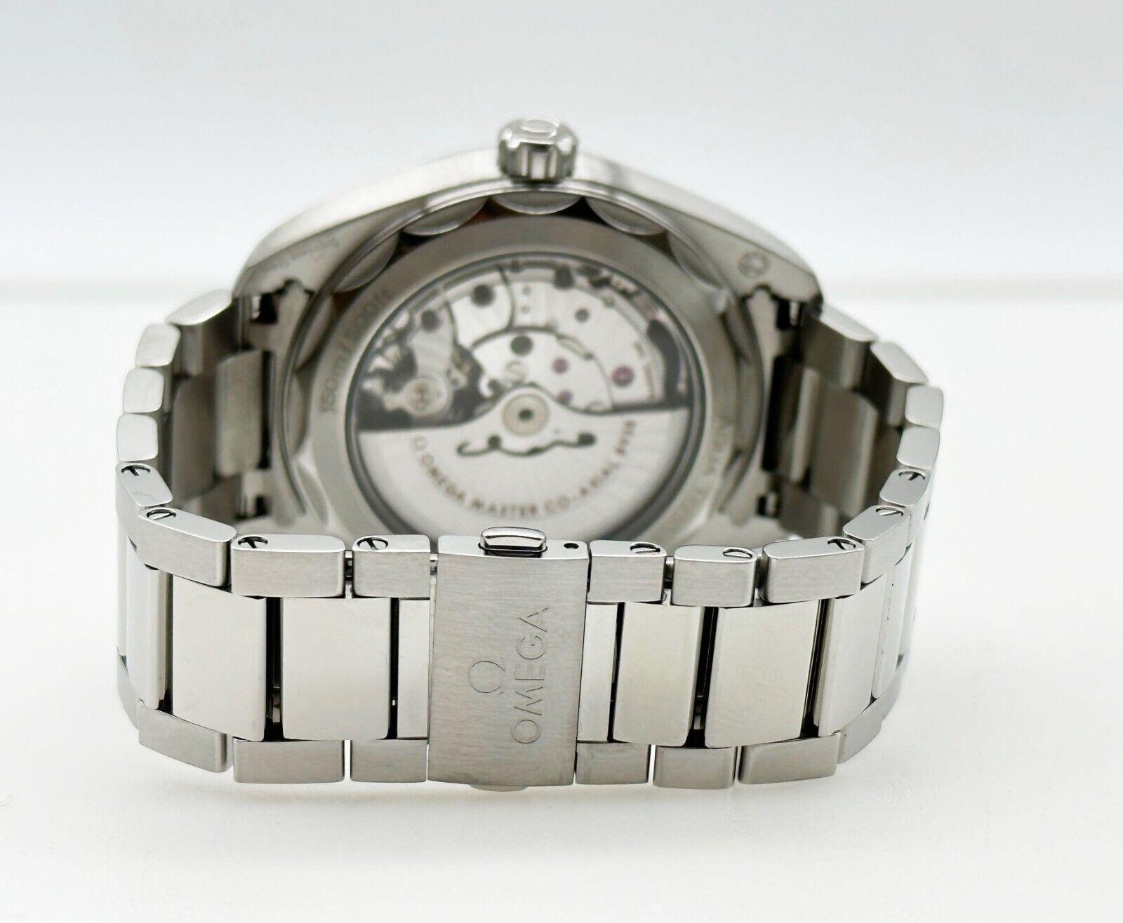 2021 Omega 220.10.43.22.03.001 Seamaster Aqua Terra GMT Weltzeituhr Box Papier 5