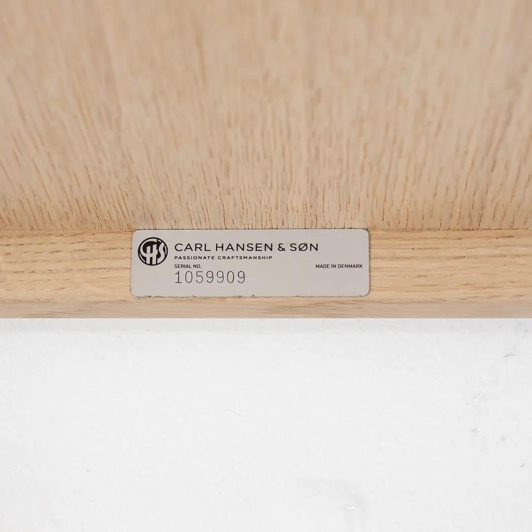Scandinave moderne 2021 OW449 Table basse coloniale carrée en chêne par Ole Wanscher pour Carl Hansen en vente