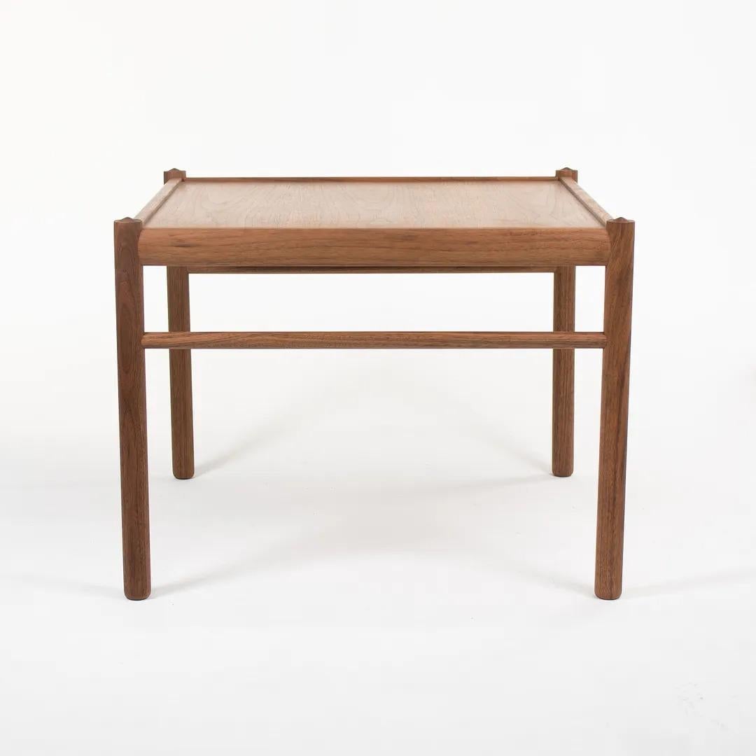 2021 OW449 Table basse coloniale carrée par Ole Wanscher pour Carl Hansen Noyer en vente 5
