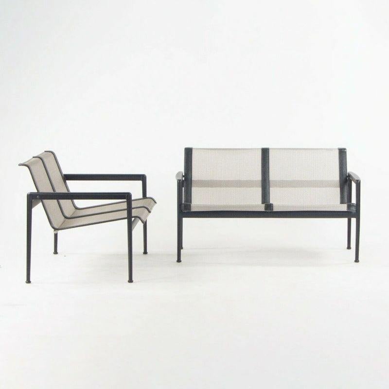 Moderne 2021 Richard Schultz 1966 Two Seat Outdoor Lounge Chairs / Loveseat pour Knoll en vente