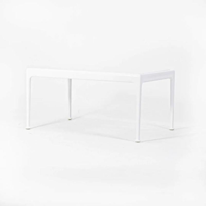 2021 Richard Schultz for Knoll 1966 Coffee Table 32 x 20 White In Good Condition For Sale In Philadelphia, PA