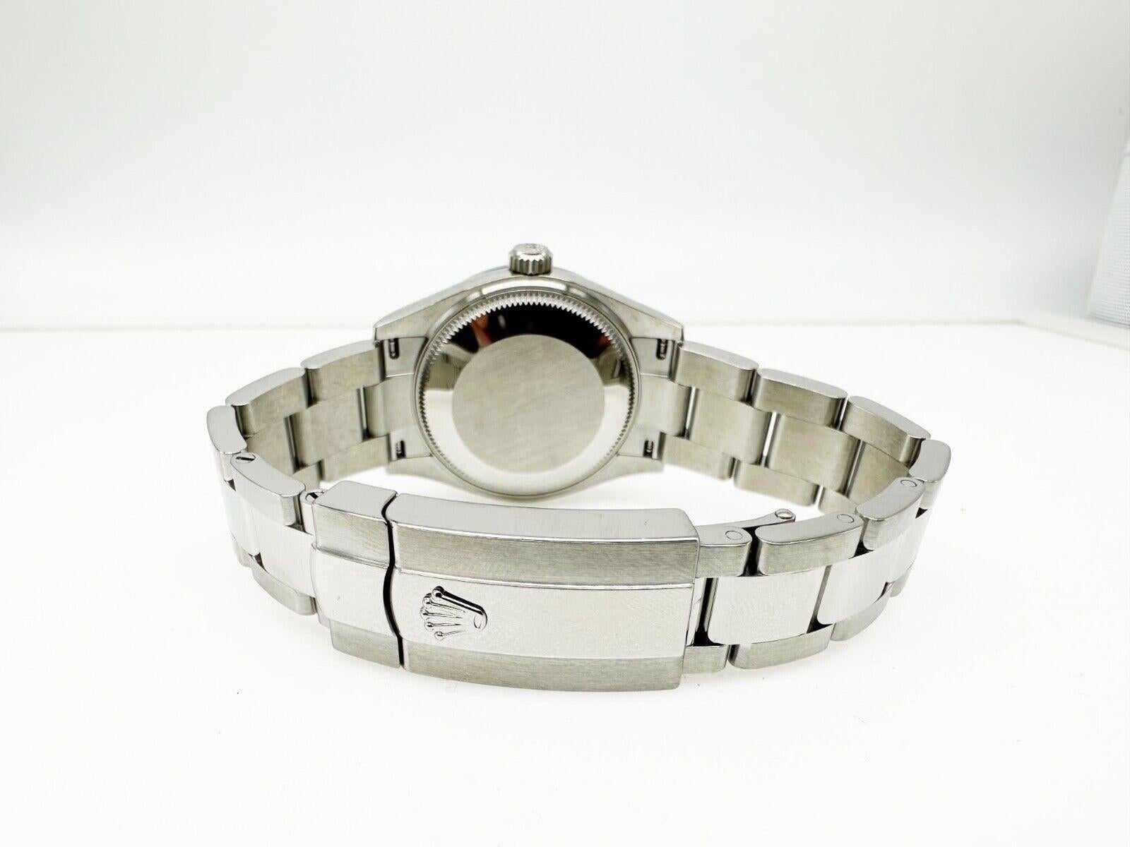 Rolex Datejust 278240 31mm Midsize 2021 Steel Black Roman Dial Box Paper Excellent état - En vente à San Diego, CA