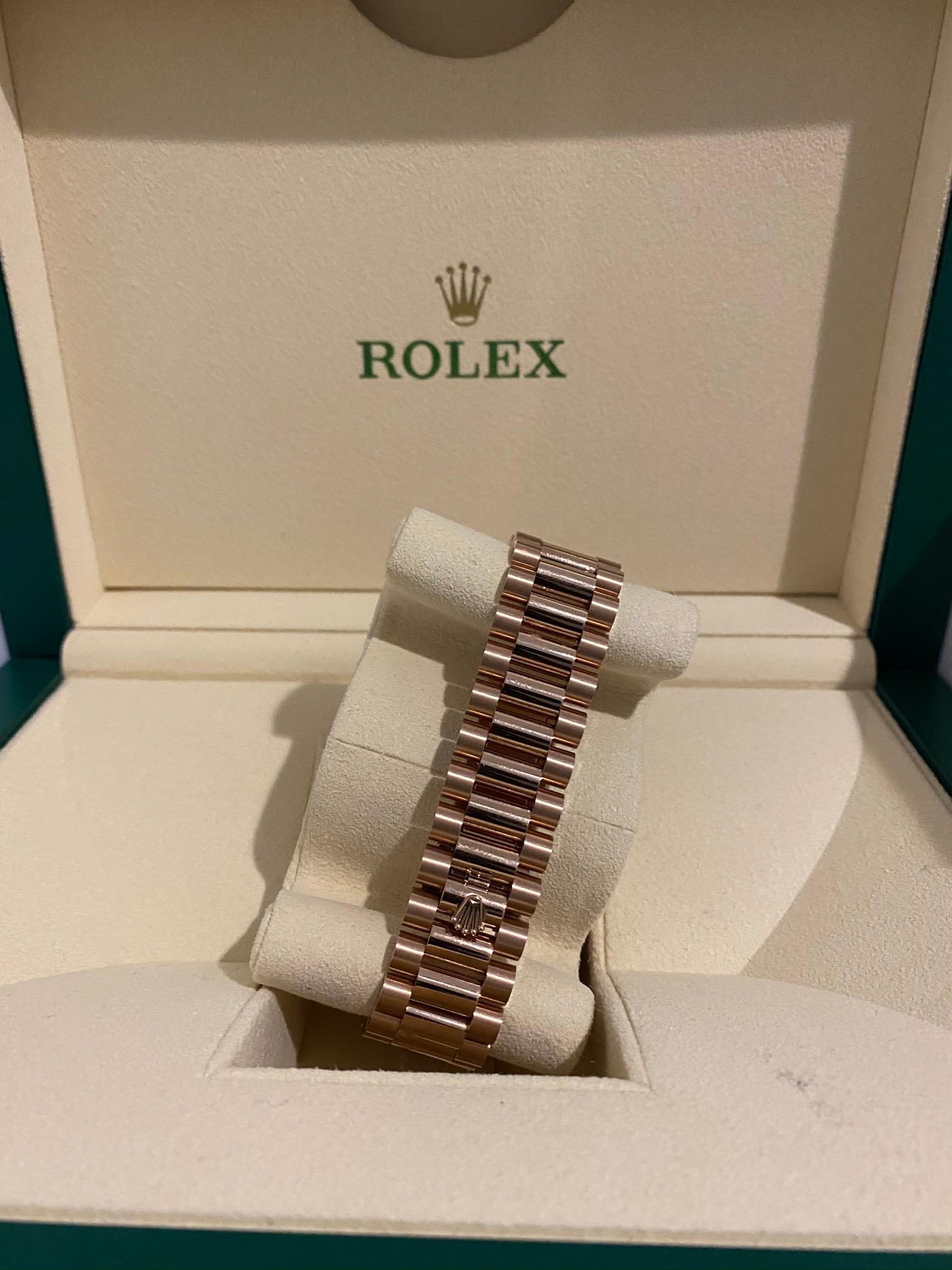 Men's 2021 Rolex Oyster Perpetual Day-Date 40 228235 Pave For Sale