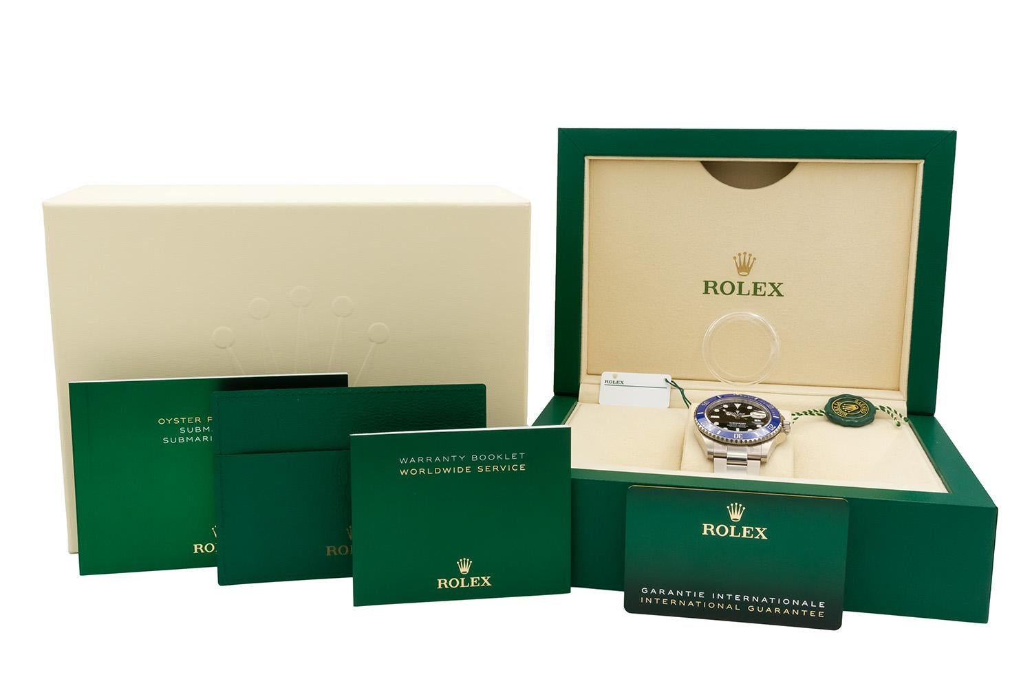 2021 Rolex Submariner 41mm Cookie Monster 18k White Gold 126619LB Box & Papers 7