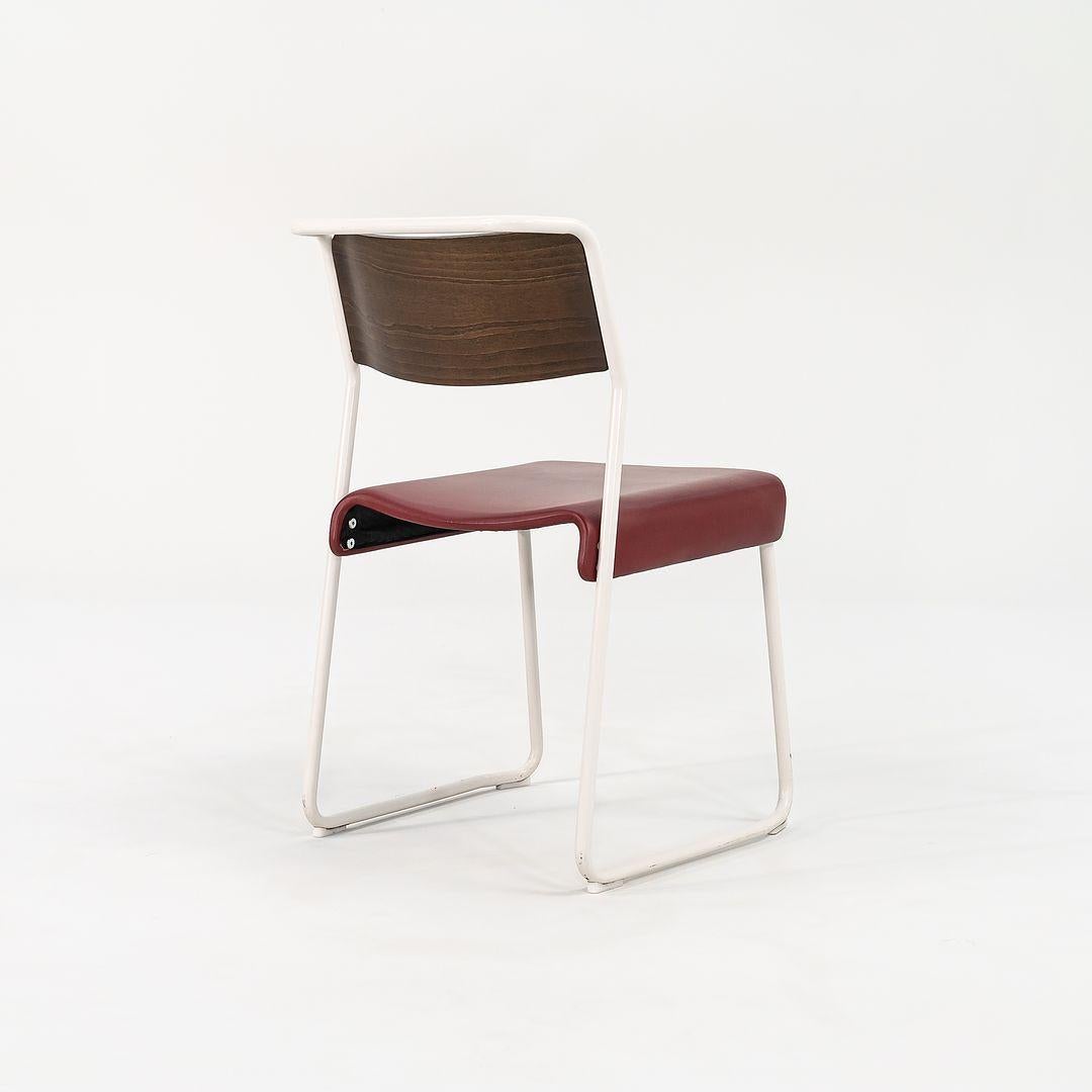 Set aus 4 Utility-Esszimmerstühlen aus Rohrgeflecht von Ed Carpenter & Andre Klauser, 2021 im Zustand „Gut“ im Angebot in Philadelphia, PA