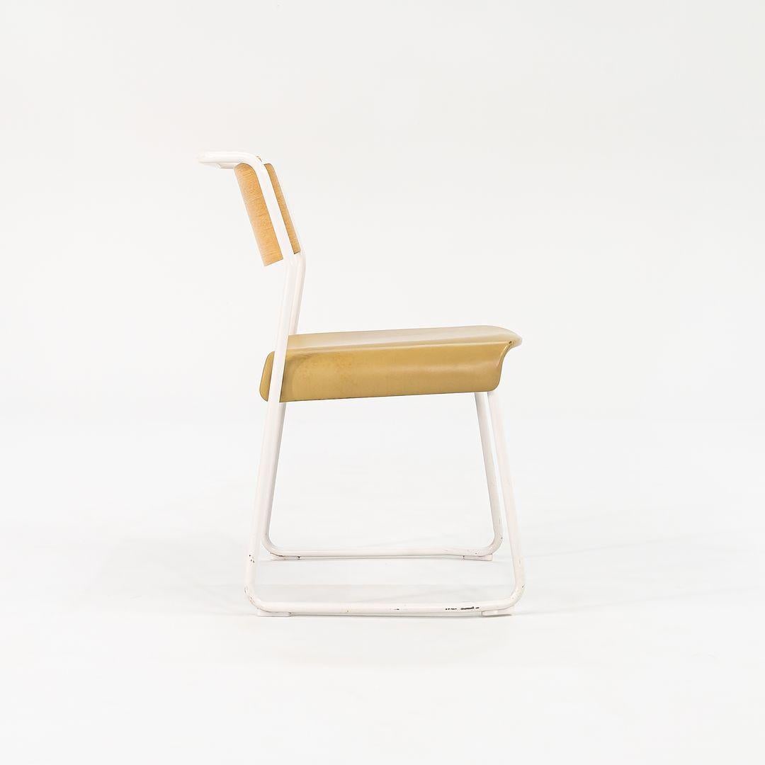 2021 Set of Four Proper Canteen Utility Chairs by Ed Carpenter and Andre Klauser For Sale 3