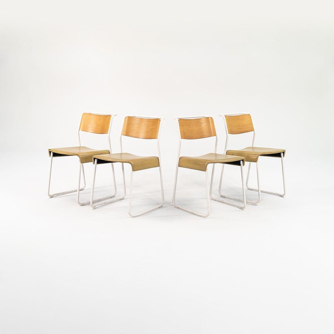 Modern 2021 Set of Four Proper Canteen Utility Chairs by Ed Carpenter and Andre Klauser For Sale