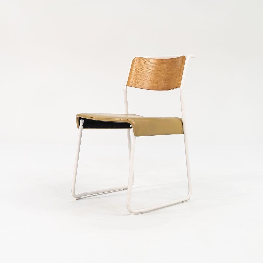 2021 Set of Four Proper Canteen Utility Chairs by Ed Carpenter and Andre Klauser In Good Condition For Sale In Philadelphia, PA