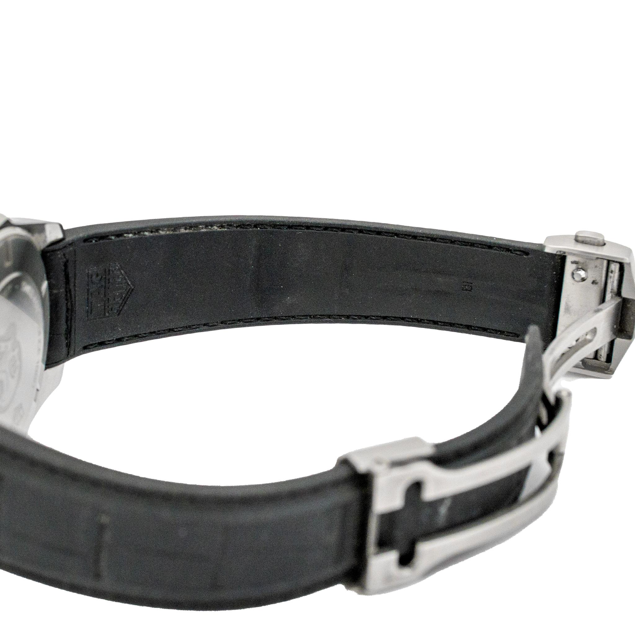 2021 Montre TAG Heuer Aquaracer 43MM way201n.ft6177 Écaille noir Steele en vente 3