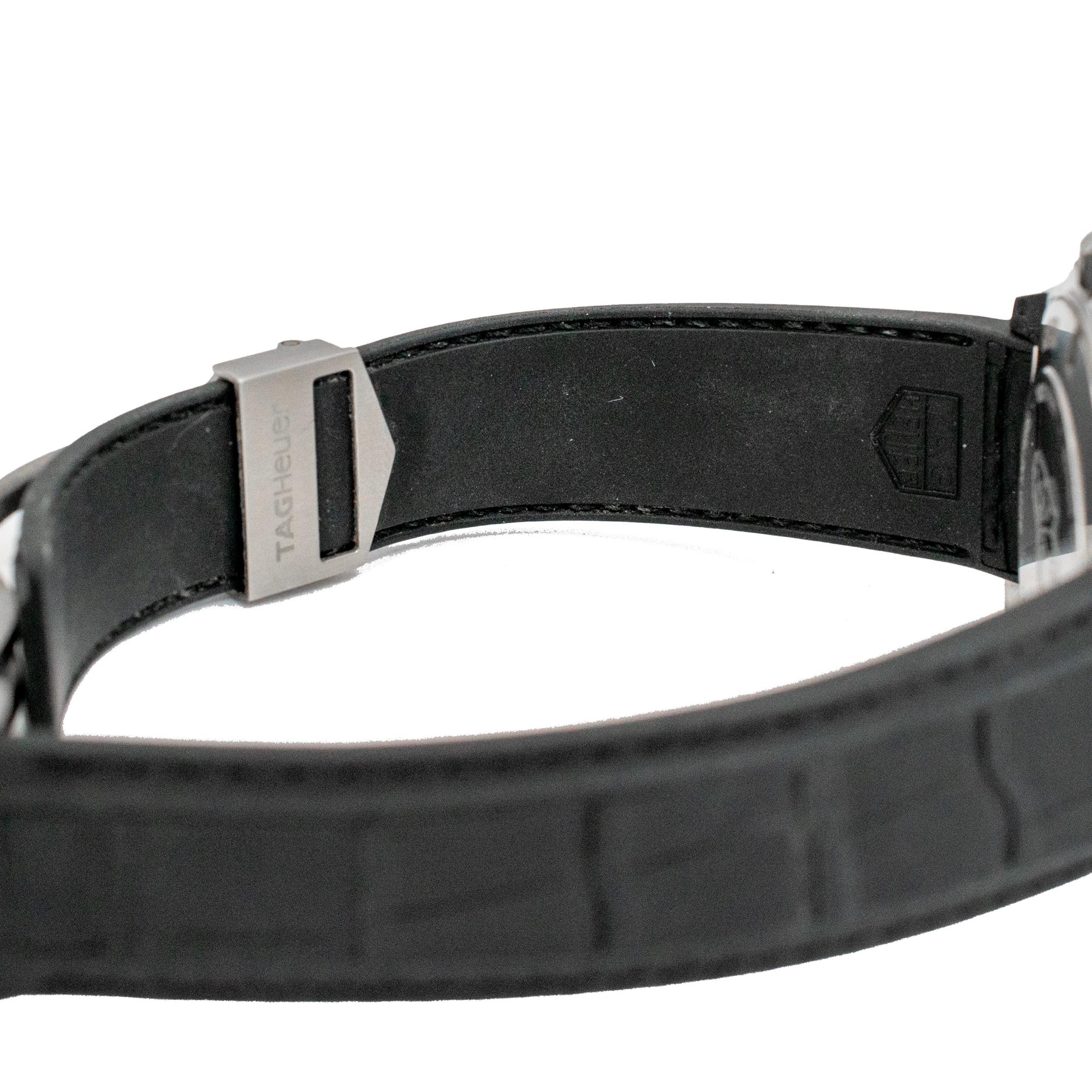 2021 Montre TAG Heuer Aquaracer 43MM way201n.ft6177 Écaille noir Steele en vente 4